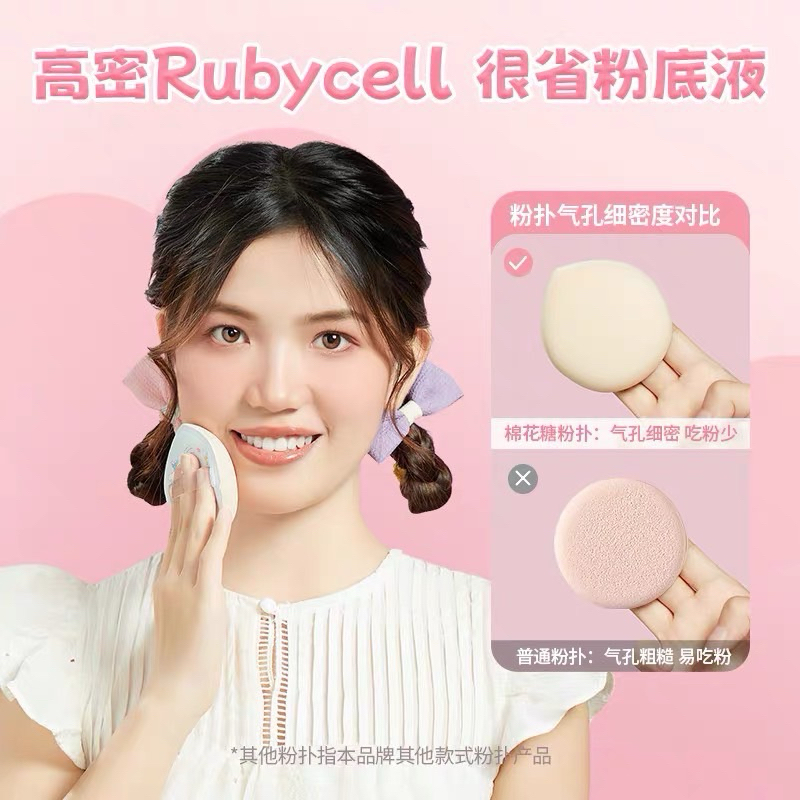 พร้อมส่งพัฟแต่งหน้า miniso ลิขสิทธิ์ sanrio กล่อง 2 ชิ้น - รูปที่ 4