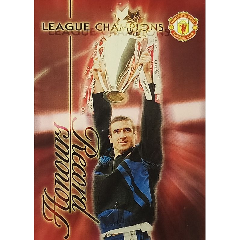 1997 Futera Manchester United Soccer Card ERIC CANTONA football card