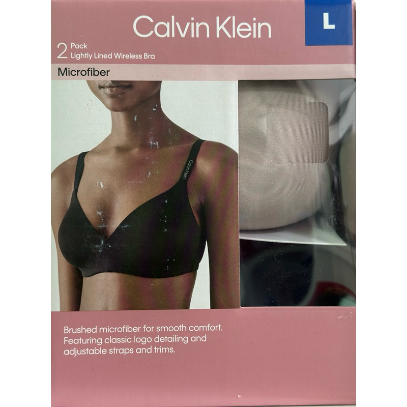 Calvin Klein 2 Pack Microfiber Wirefree Bra