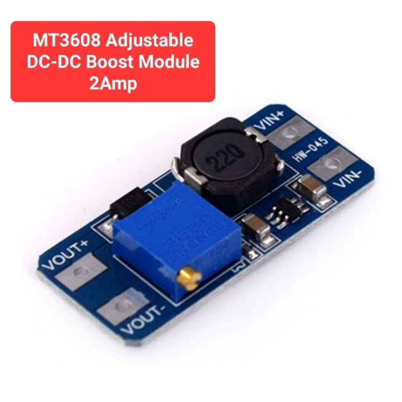 MT3608 Adjustable DC-DC Boost Module 2Amp
