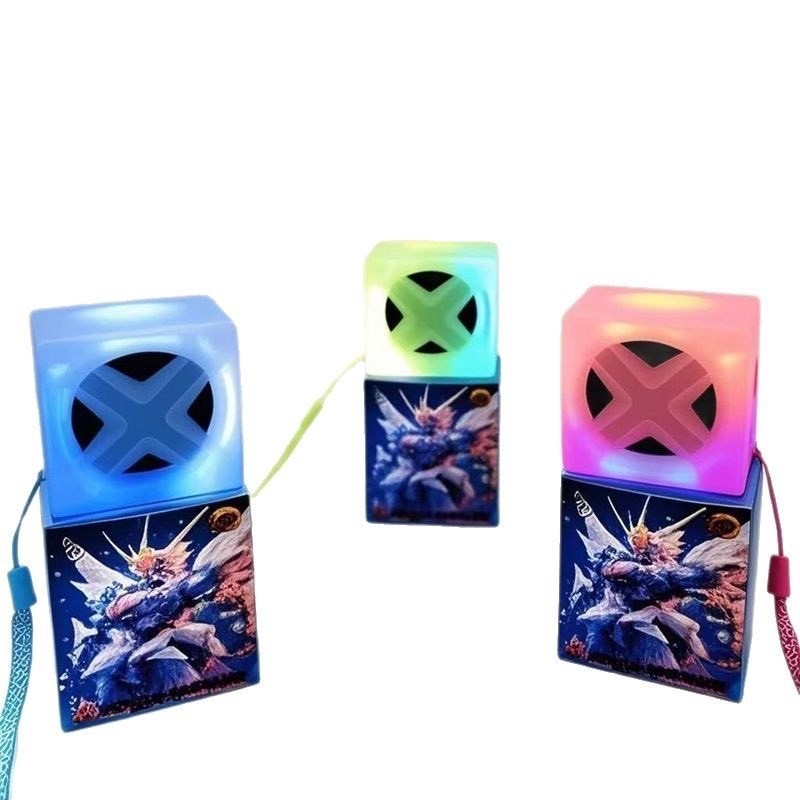 ลำโพงไร้สายมินิ ลำโพงบลูทูธ แบบพกพาพร้อมไฟ RGB Mini ซับวูฟเฟอร์ เสียงดี น้ำหนักเบา แบบชาร์จไฟ ลำโพงขนาดเล็ก พร้อมส่ง3สี