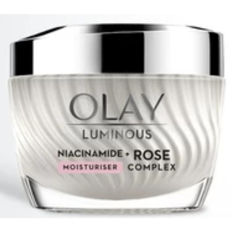 50g OLAY Luminous Niacinamide Rose Cream โอเลย์ ลูมินัส ไนอะซินาไมด์ โรส คอมเพล็กซ์ ครีม  สกินแคร์เพื่อผิวกระจ่างใส