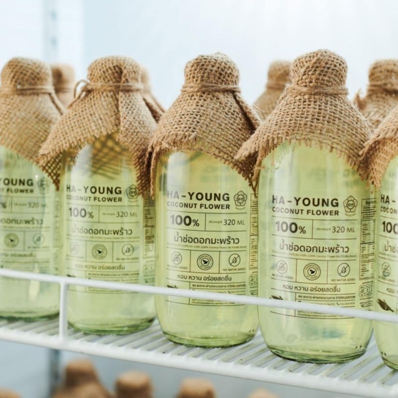 ✅ส่งฟรี✅ น้ำช่อดอกมะพร้าว 100% ตราฮายัง HAYOUNG have a health coconut flower (1 ขวด)