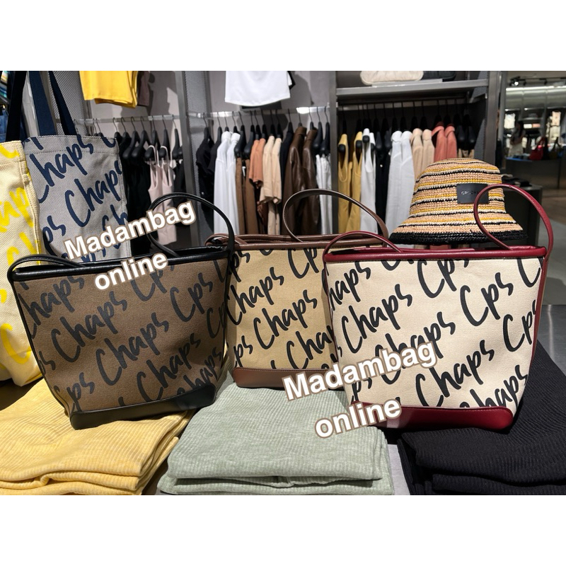 𝗖𝗣𝗦 𝗖𝗛𝗔𝗣𝗦 Shoulder Bag กระเป๋าสะพายไหล่ ทรงถัง (ร้าน Madambagonline)