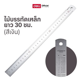 (โปรพิเศษ!! ซื้อ2ชิ้น ลด10%) ไม้บรรทัดเหล็ก ขนาด 30 ซม. ไม้บ…