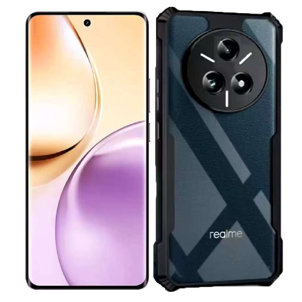 realme 14 Pro Plusตรงรุ่น(พร้อมส่งในไทย)เคสกันกระแทกขอบสีหลังใสOPPO Realme 14X/Realme 14Pro/Realme 1