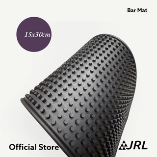 JRL บาร์แมท ยางรองแก้ว แก้วตวง อุปกรณ์บาร์ แผ่นรองบาร์ ที่รองแก้ว 15x30/30x45/30x60/40x70 cm (สีดำ)