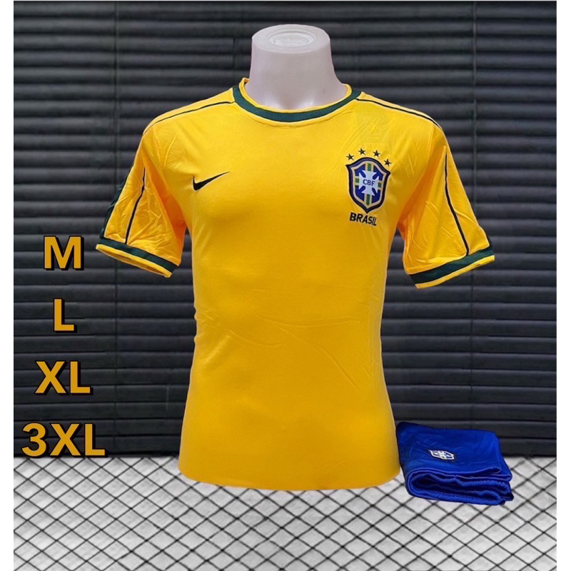SIZEเด็ก-ผู้ใหญ่!!! เสื้อฟุตบอล ทีมบราซิล🇧🇷 ได้เสื้อพร้อมกางเกง เนื้อผ้าดีใส่สบาย ระบายอากาศได้ดี
