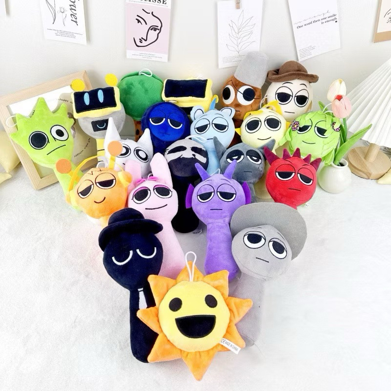 พร้อมส่ง🇹🇭Sprunki Plush ตุ๊กตา Sprunki ของเล่น Sprunki Incredibox รูปเกม
