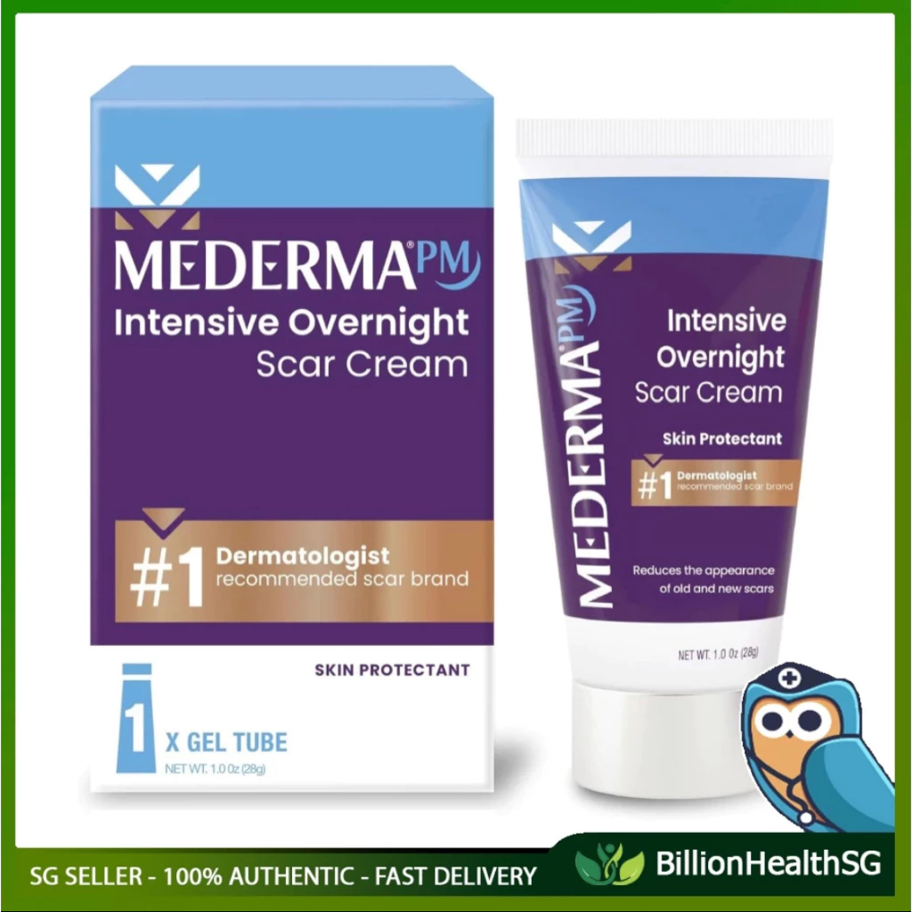 Mederma PM Advanced Scar Gel Intensive Overnight Scar Cream - 1.0 oz (28g)