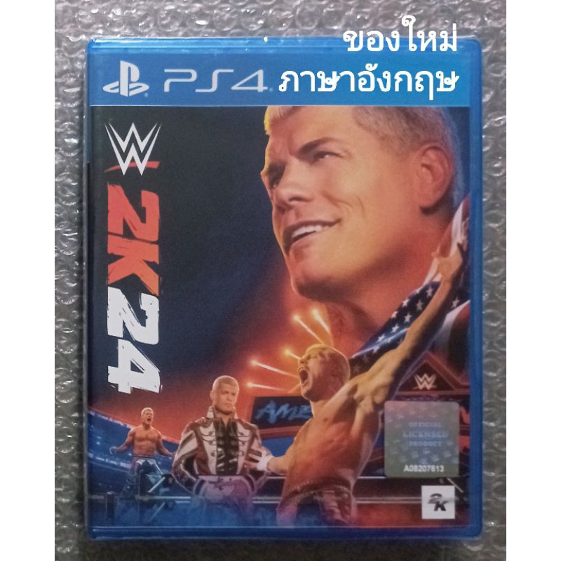 มือ1 WWE 2K24 ภาษาอังกฤษ Z3 PS4 EN PLAYSTATION 4 R3 กีฬา มวยปล้ำ W2K24 W 2K 24 2024 SPORTS WRESTLING