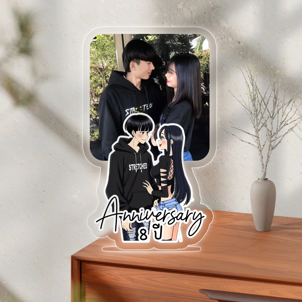 สแตนดี้อะคริลิคสั่งทำรูปการ์ตูนรูปตัวเองใส่ข้อความ thumbnail 10