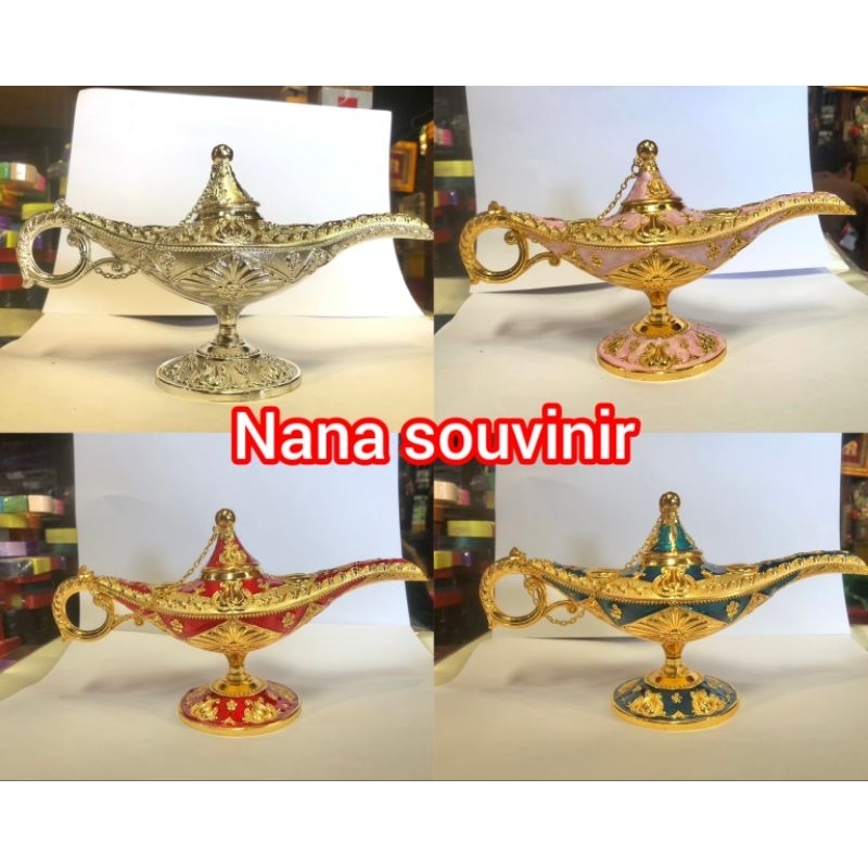 ตะเกียงอาลาดินใหญ่ สำหรับวางกำยานตั้งโชว์ ของประดับตกแต่งบ้าน