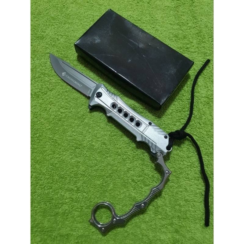 มีดพับเอนกประสงค์ CHONGMING Tactical Knife สำหรับตั้งแคมป์ / เดินป่า