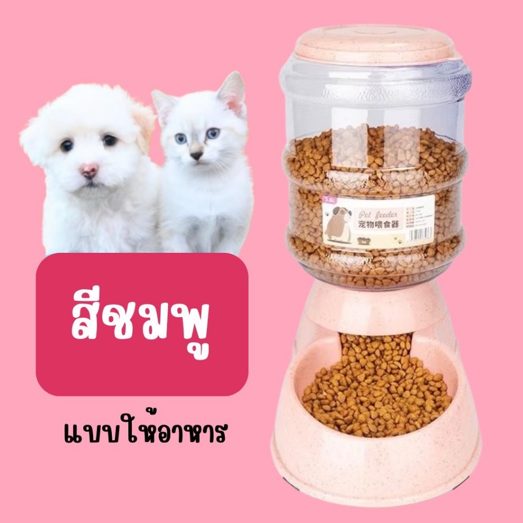 เครื่องให้อาหารแมวอัตโนมัติ ที่ให้อาหารอัตโนมัติ เครื่องให้น้ำให้อาหารสุนัขอัตโนมัติขนาดใหญ่ 3.8 ลิตร พร้อมส่งในไทย - รูปที่ 6