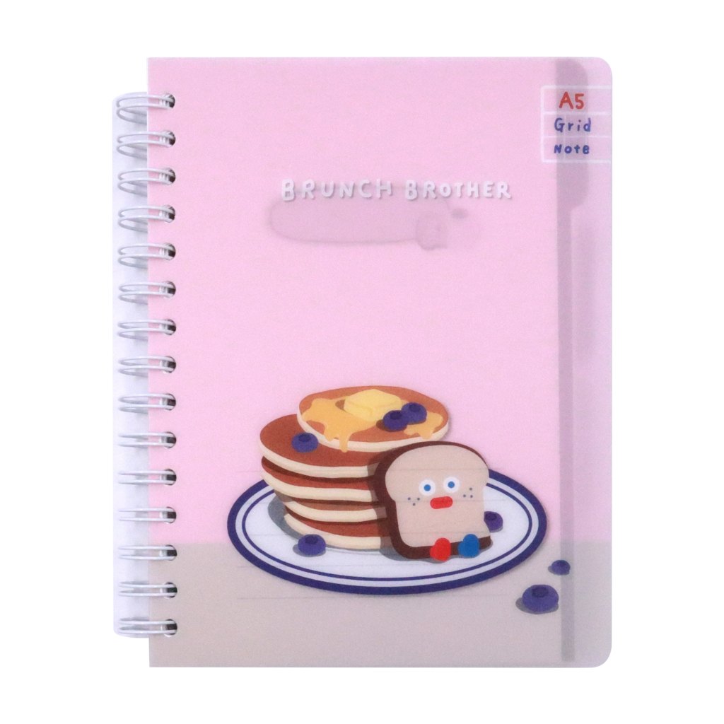 Ropamoda X Romane A5 PP grid 5mm ลายลิขสิทธิ์แท้จากเกาหลี (68708)