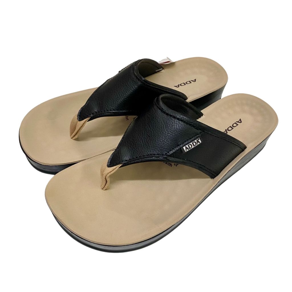 ADDA 74802 74819 74302 รองเท้าแตะลำลองผู้หญิง ดีไซน์เรียบหรู ใส่สบาย พื้นนุ่ม ไซส์ 35-41 - รูปที่ 2