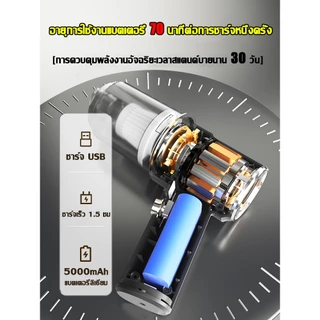 🔥รับประกัน 10 ปี🔥เครื่องดูดฝุ่นในรถ ไร้สาย 99800000PA 3in1 ที่ดูดฝุ่นในรถยนต์ ภายในบ้าน เตียง เครื่องดูดฝุ่น ที่ดูดฝุ่นใ