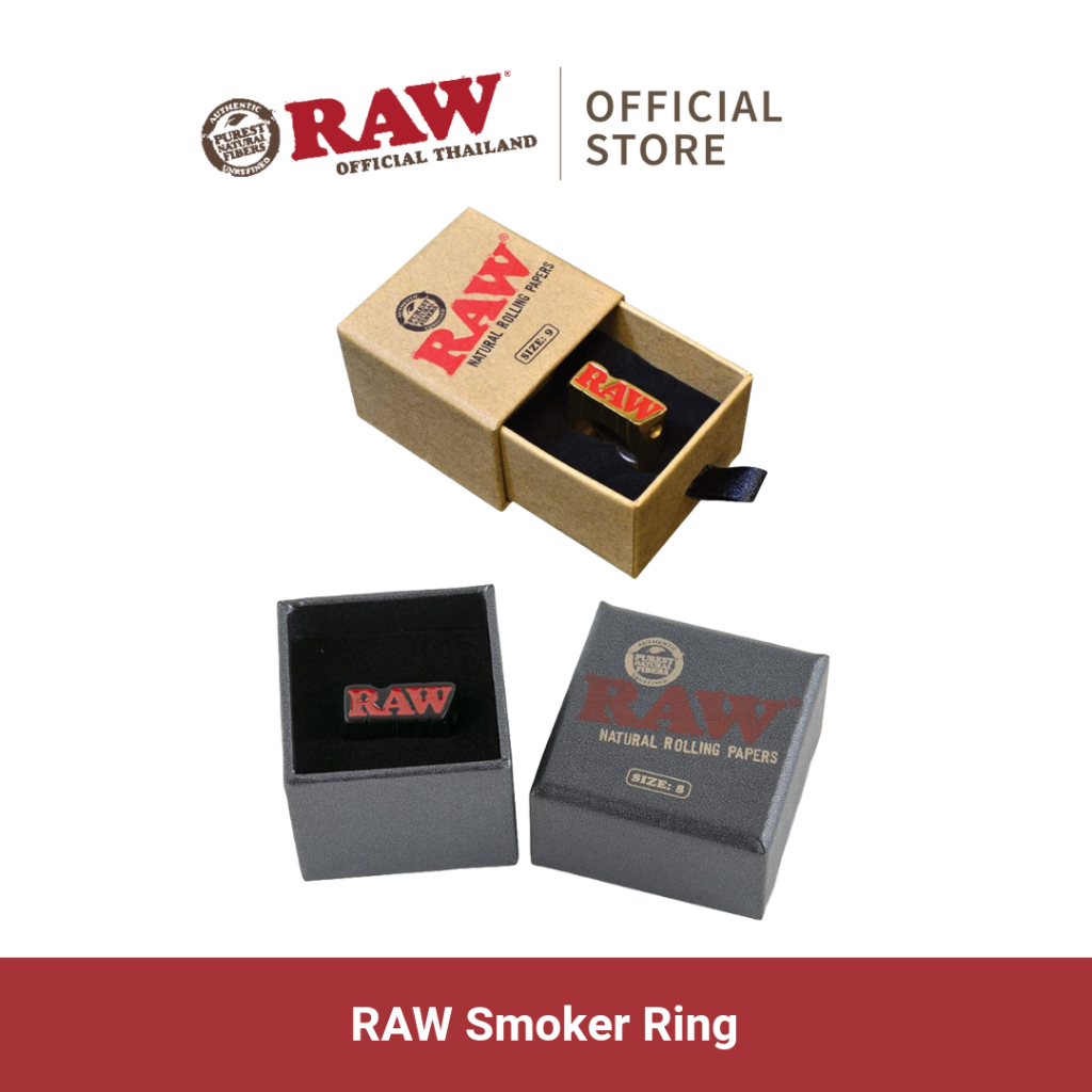 แหวน RAW Smoker Ring แหวนพิมพ์ลายที่เป็นเอกลักษณ์เฉพาะแบรนด์ เครื่องประดับและของสะสมสุดพิเศษจาก RAW 