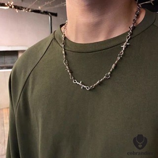 CODส่งเร็ว⚡สร้อยคอแต่งสายโซ่หนามสไตล์ญี่ปุ่นสไตล์เกาหลีสไตล์…