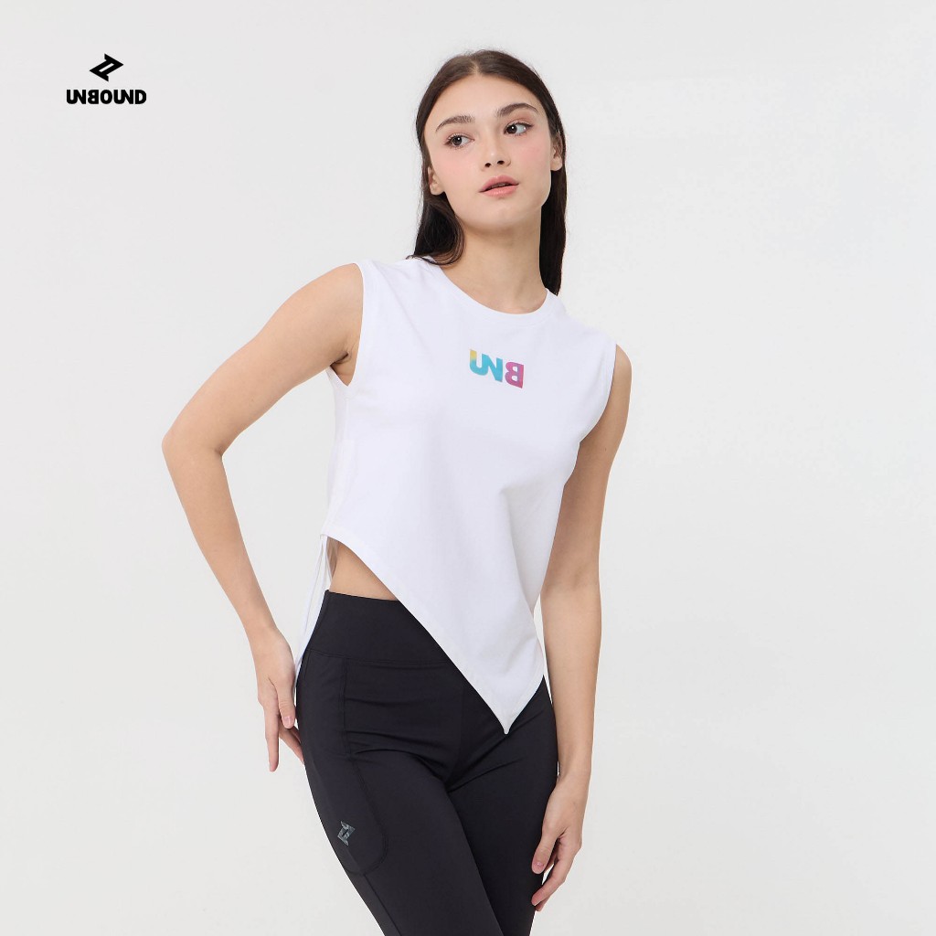 UNBOUND ASTRO CAMO INTERSTELLAR SPACE DRAWSTRING SIDE TIE TANK (WHITE) เสื้อกล้ามสีขาวแบบผูก