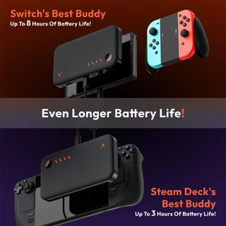 VITURE Pro Mobile Dock แบตเตอรี่ความจุ 13,000mAh ต่อแว่นได้ 2 เครื่อง รองรับNintendo1&2,PS,Xbox,PC