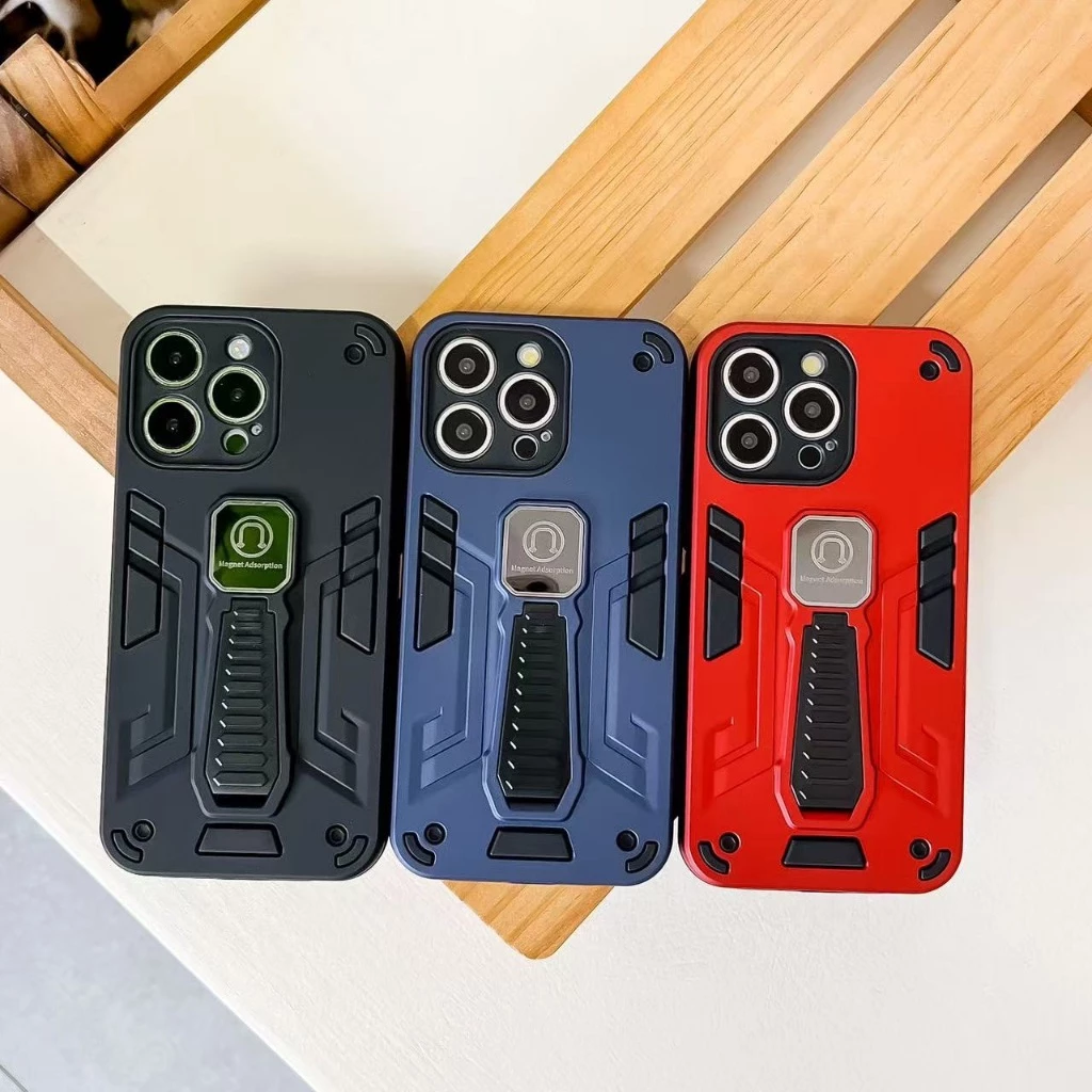 เคสกันกระแทก ขาตั้ง REALME - 5 5i 6i C3 12(5G) 12 14(5G) 14pro realme15 15T 15pro