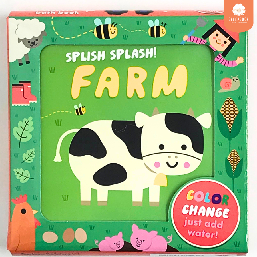 หนังสือลอยน้ำได้ Color Changing Bath Book: My Little Farm G1B3