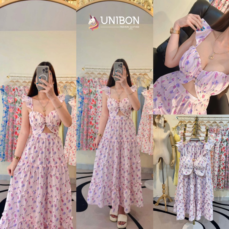 N16💐ชุดเซทกระโปรง เสื้อครอปแขนระบาย+กระโปรงมีซิปข้าง🏝️ใส่เที่ยวทะเล เที่ยวเขา สวยมากจ้า - รูปที่ 3