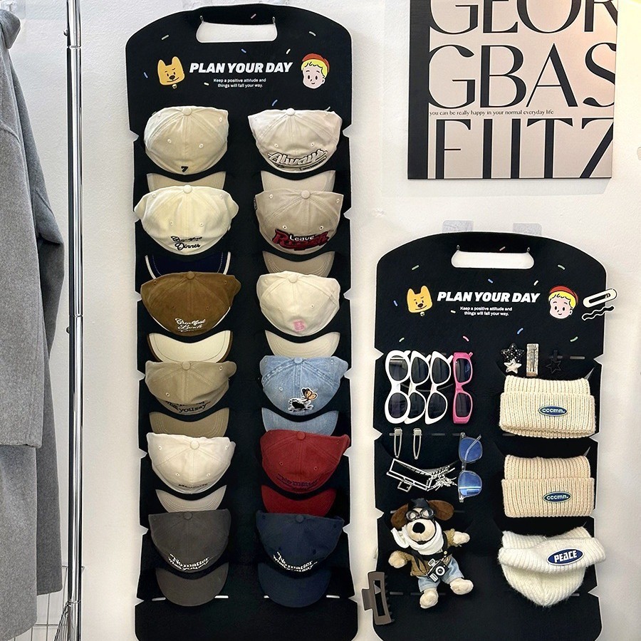 ที่เก็บหมวก แบบแขวน ที่เก็บ accessories แบบแขวน ที่เก็บแว่นตา หมวก - รูปที่ 3