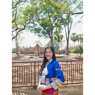 👑เสื้อปั้ดไทลื้อ👑 เฉพาะเสื้อ 1 ตัว ไม่ได้อัดกาว 👑Julie Close…