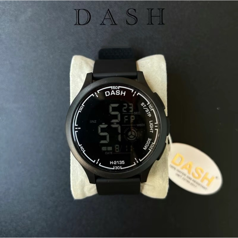 (M 46) รุ่นใหม่ล่าสุด นาฬิกาฬิกา Sport Dash แท้ ทรงสปอร์ต หน้าปัดทรงกลม ดิจิตอล กันน้ำ 100% ( 11 สี )