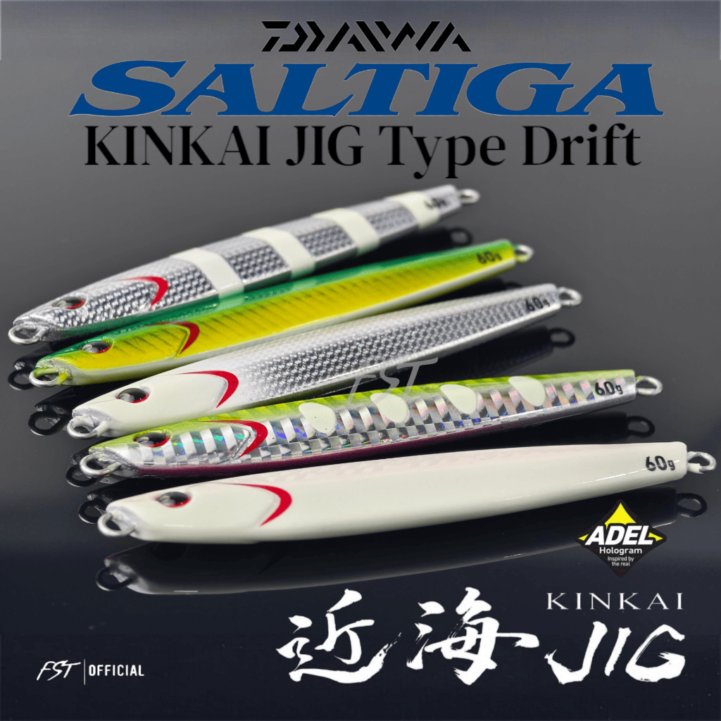 เหยื่อจิ๊ก Daiwa Saltiga Kinkai Type Drift Jigging ของแท้