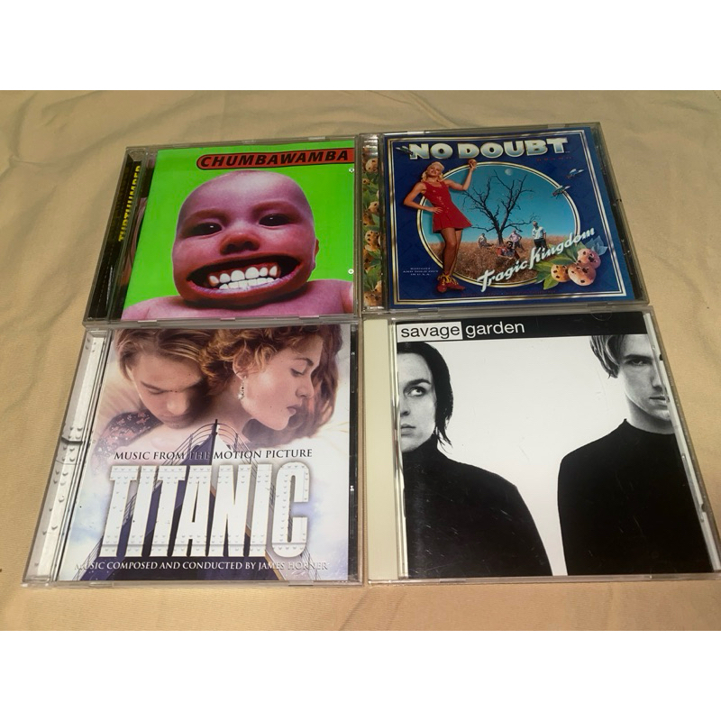 cd แท้!!! รวม4แผ่น savage garden no doubt และวงดังจากยุค90‘ เหมารวม4แผ่น