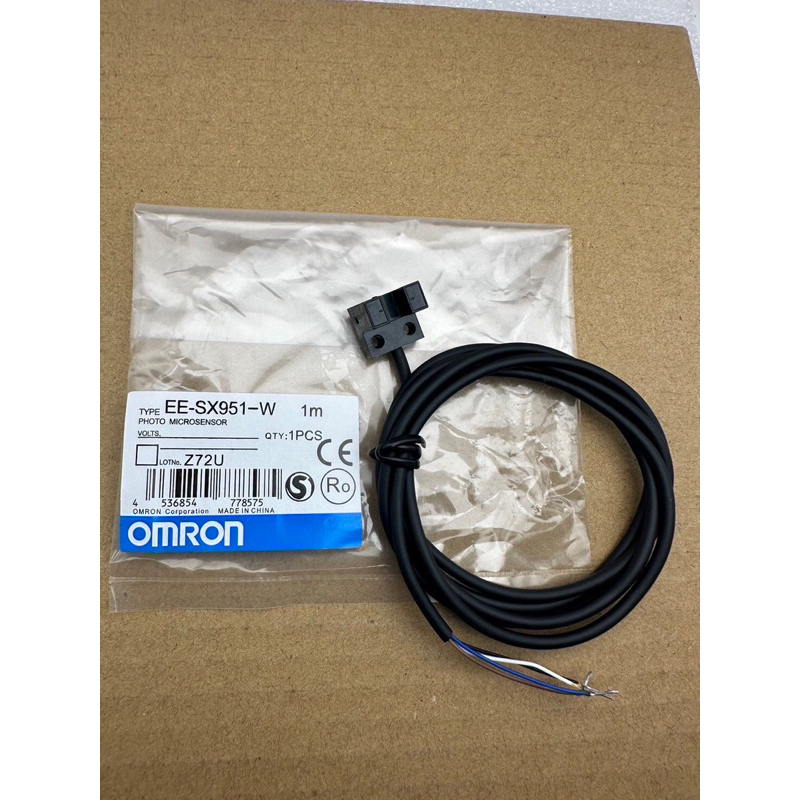 EE-SX951-W 1M Omron Automation and Safety Optical Switches, Transmissive, Phototransistor Output L-s