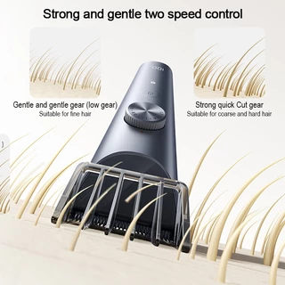 Xiaomi Mijia Electric Hair Clipper 2 ปัตตาเลี่ยนตัดผม ปัตตาเลี่ยนไร้สาย ปัตตาเลี่ยนไฟฟ้า ปรับความเร็วได้ 2 ระดับ กันน้ำ