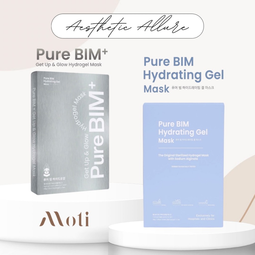 Skin O’Clock Pure BIM Hydrogel Mask / Pure BIM+ Get Up & Glow Hadrogel Mask