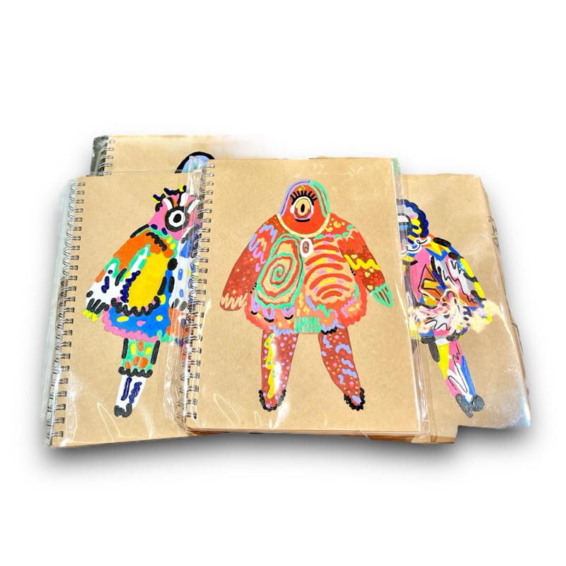 สมุดโน๊ต ไม่มีเส้น M8 size A5 80 แผ่น