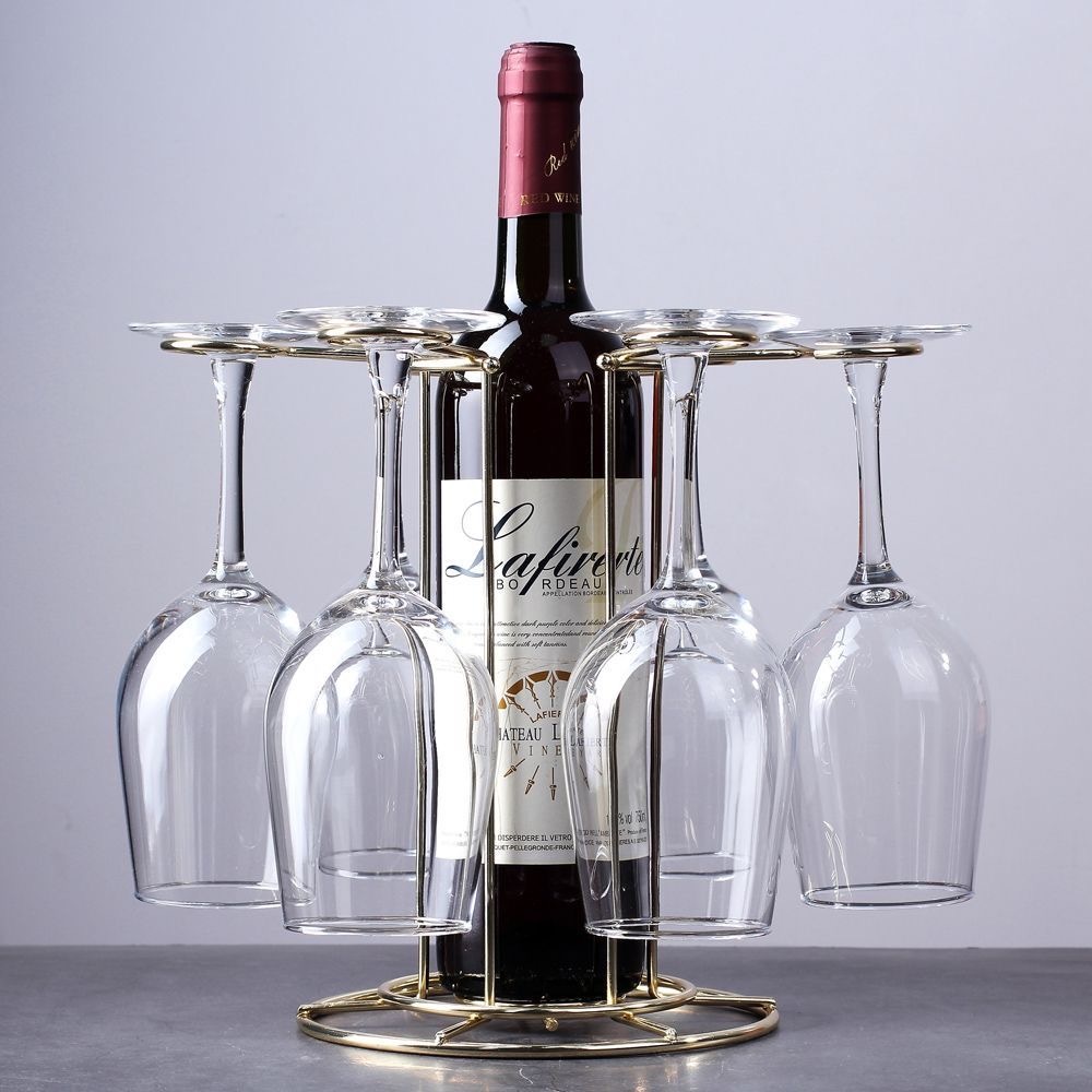 🔥พร้อมส่ง🔥ที่แขวนแก้วไวน์ สไตล์ยุโรปย้อนยุค ช่วยให้การจัดเก็บสะดวก วัสดุเหล็กแข็งแรงและทนทาน