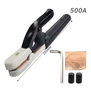 MUSCLE COW คีมจับลวดเชื่อมไฟฟ้า 300A 500A แท้ ไม่ร้อนมือ ไม่ละลาย ทนความร้อนได้สูงถึง 200 องศา ฝาครอบผลิตจากไฟเบอร์กราส