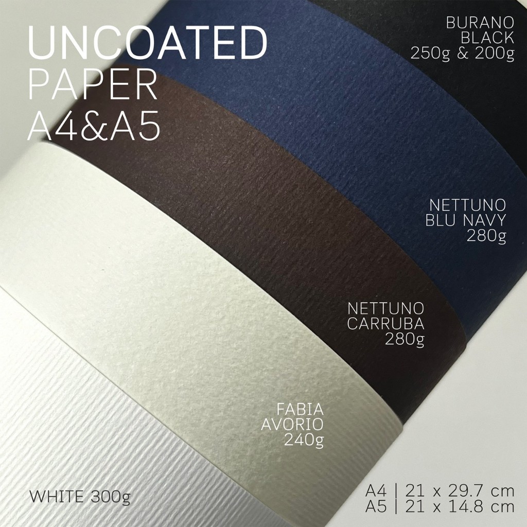 Uncoated Paper ขนาด A4 จำนวน 20 - 50 แผ่น