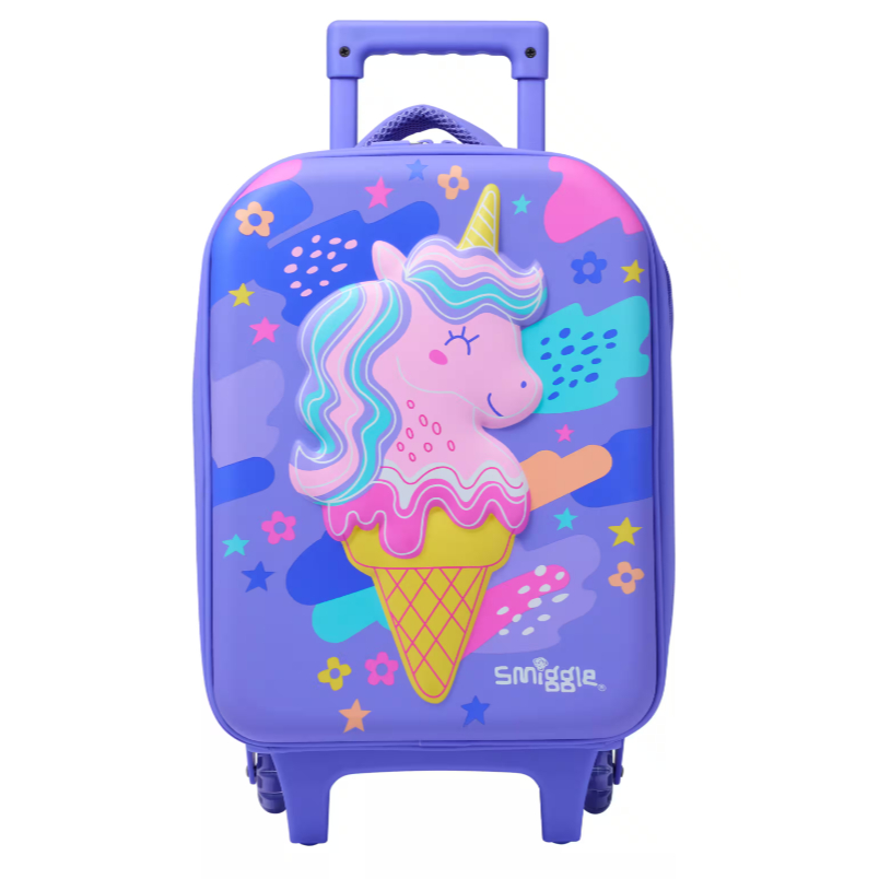 Smiggle กระเป๋าล้อลาก Smiggle Junior Hardtop Trolley Bag กระเป๋าล้อลาก ขนาด 12 นิ้วเเละ 15 นิ้ว พร้อมส่งในไทย จ้าาาาาาา