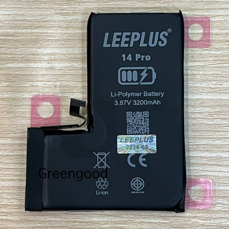 14Pro แบตสำหรับ Phone 14Pro แบต ไอโฟ 14โปร แบตเตอรี่ 14pro ขึ้นสุขภาพ 100% มี มอก. LEEPLUS รับประกัน 12 เดือน