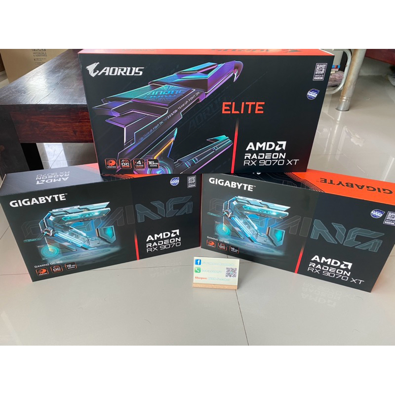 การ์ดจอ VGA Gigabyte Gaming | Gigabyte Aorus Elite AMD Radeon RX 9070 XT