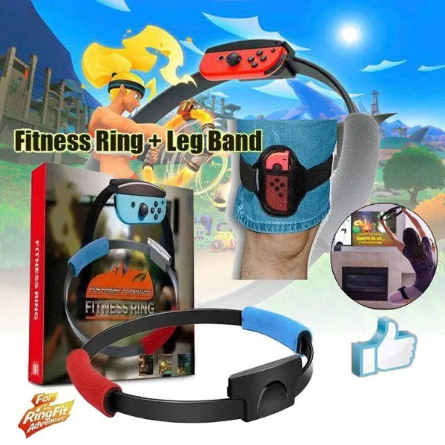 Ring Con Yoga Circle for Nintendo Switch Fitness Adventure ออกกำลังกาย สายรัดผจญภัย จอยคอนโทรลเลอร์