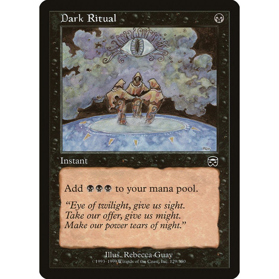 Dark Ritual การ์ด Magic the Gathering [MTG] ของแท้