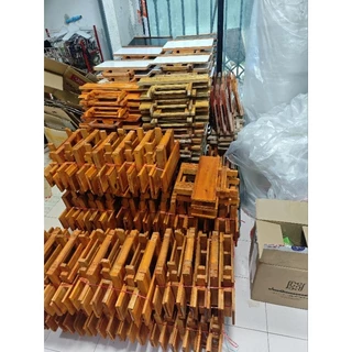 ราฮาไม้ โต๊ะรองหนังสือ DIY แบบพับเก็บได้