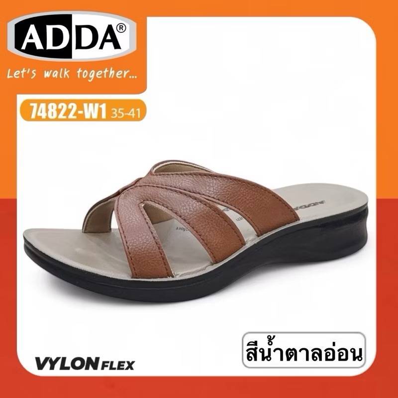 ADDA WOMENS รองเท้าแตะลำลองแบบสวม รุ่น 74801-W1 / 74802-W1 / 74822-W1 / 74805-W1