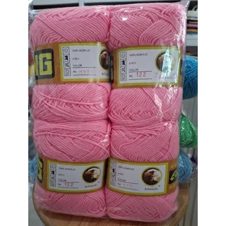 ไหมพรมอีเกิ้ล(ยกห่อ/4 ม้วน)1 ห่อต่อ1สี