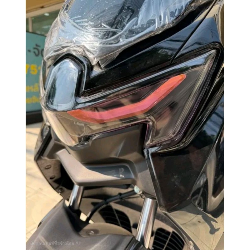 Nmax2025 ฟิล์มไฟหรี่ Nmax155 ฟิล์มกันรอยไฟหรี่ Nmax155 ปี2025